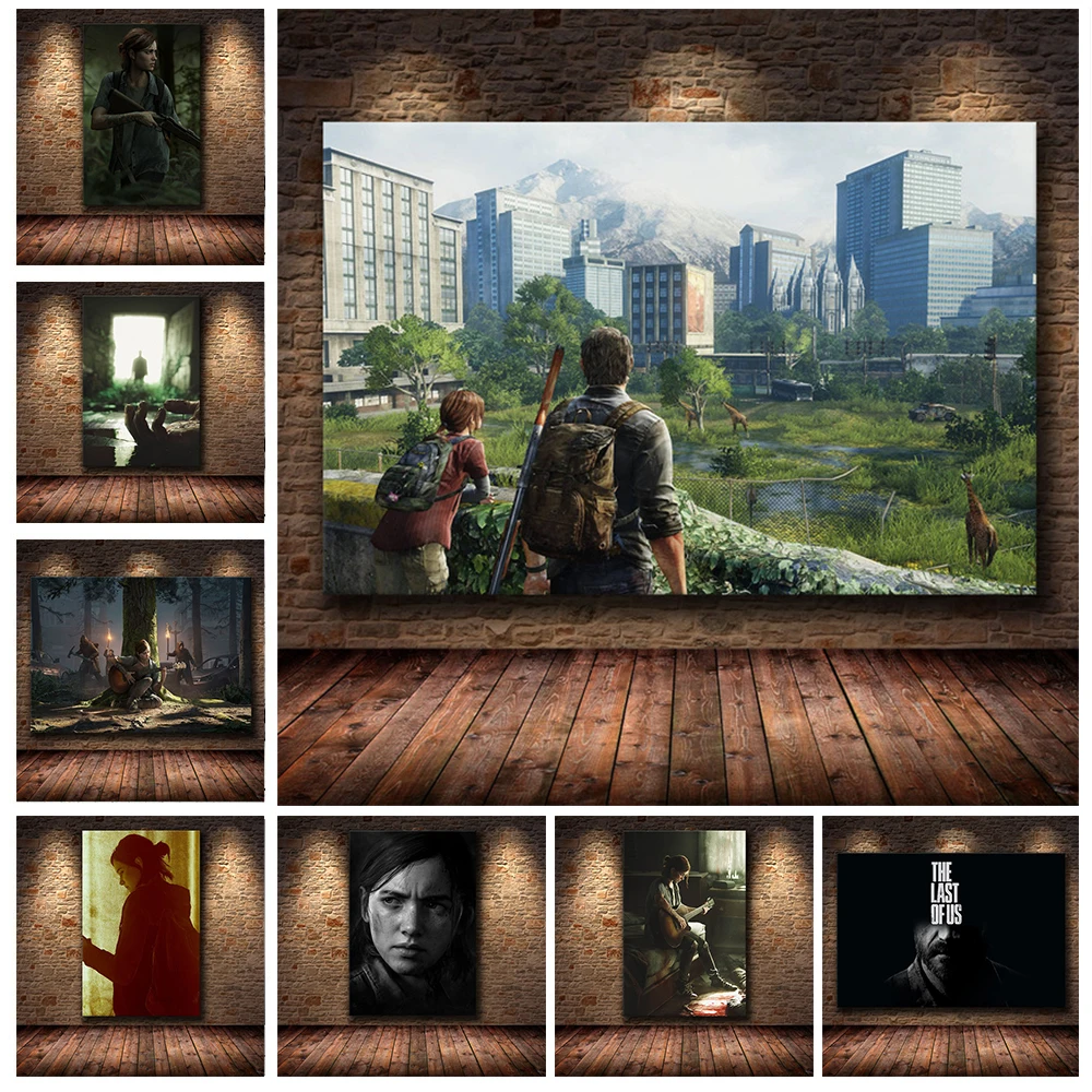 Movie game "The Last of Us" posters and canvas paintings, zombie survival horror wall art wallpaper for family bedroom decoratio
Movie game "The Last of Us" posters and canvas paintings, zombie survival horror wall art wallpaper for family bedroom decoratio