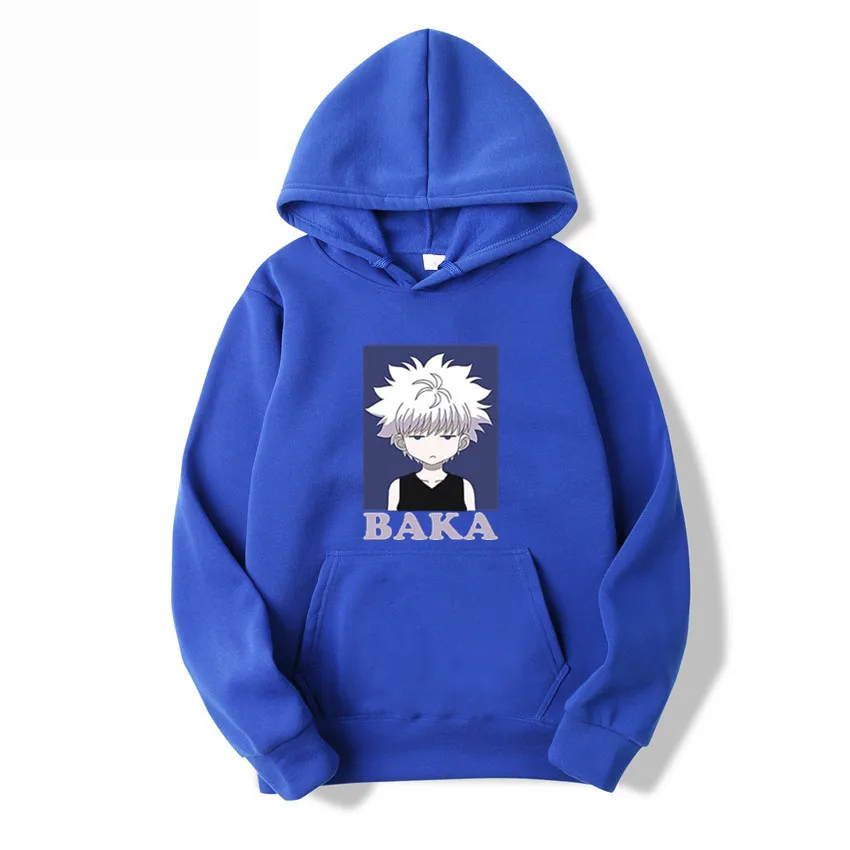 Мужская толстовка худи HunterXHunter Killua, Молодежный пуловер с длинным рукавом и круглым вырезом, свитшот с капюшоном
Мужская толстовка худи HunterXHunter Killua, Молодежный пуловер с длинным рукавом и круглым вырезом, свитшот с капюшоном