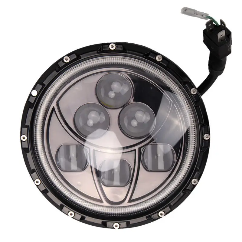 2PCS 7inch 60W Round LED Headlight with Halo Ring Day Running Light for Jeep Wrangler TJ/LJ/CJ/JK
2PCS 7inch 60W Round LED Headlight with Halo Ring Day Running Light for Jeep Wrangler TJ/LJ/CJ/JK