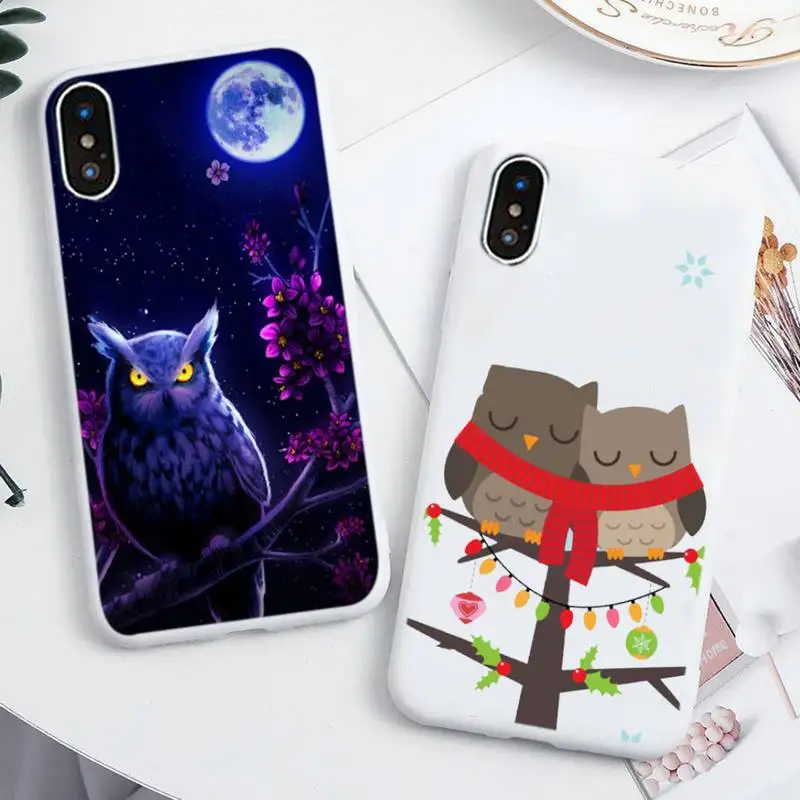 Lovely Animal Owl Phone Case For IPhone 6 6s 7 8 Plus X Xs Xr Xsmax 11 12 Pro Promax 12mini Candy White Silicone Cover 
Lovely Animal Owl Phone Case For IPhone 6 6s 7 8 Plus X Xs Xr Xsmax 11 12 Pro Promax 12mini Candy White Silicone Cover