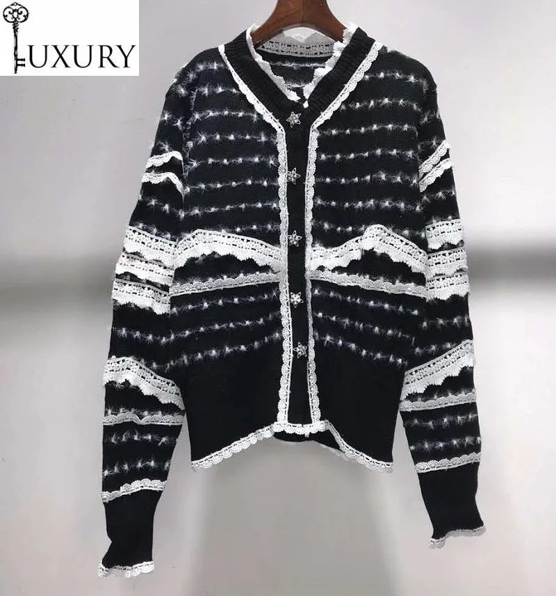 Fashion Winter 2020 Autumn Sweater Cardigans Women Lace Rabbit Hair Knitting Long Sleeve Casual Loose Tops Coat Ladies Knitwear
Fashion Winter 2020 Autumn Sweater Cardigans Women Lace Rabbit Hair Knitting Long Sleeve Casual Loose Tops Coat Ladies Knitwear