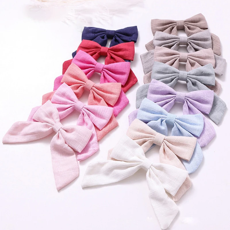 Big Cotton Bow Baby Hair Clips Set For Girls Baby Hairpins For Girls Toddler Pins Kids And Clips Barrettes Hair Accessories 2019
Big Cotton Bow Baby Hair Clips Set For Girls Baby Hairpins For Girls Toddler Pins Kids And Clips Barrettes Hair Accessories 2019