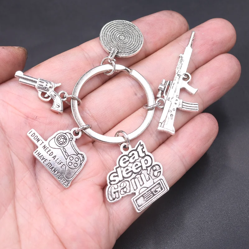 1pc Eat Sleep Game Tag Assault Rifle/Pistol/Target/Game Handle Key Ring DIY Charm Jewelry Gift Keychain For Gaming Shooting Fans
1pc Eat Sleep Game Tag Assault Rifle/Pistol/Target/Game Handle Key Ring DIY Charm Jewelry Gift Keychain For Gaming Shooting Fans