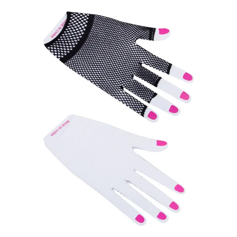 Women Men Unisex Hollow Out Fishnet Wrist Length Short Half Finger Gloves Solid Color Clubwear Dance Wedding Party Fingerless
Women Men Unisex Hollow Out Fishnet Wrist Length Short Half Finger Gloves Solid Color Clubwear Dance Wedding Party Fingerless