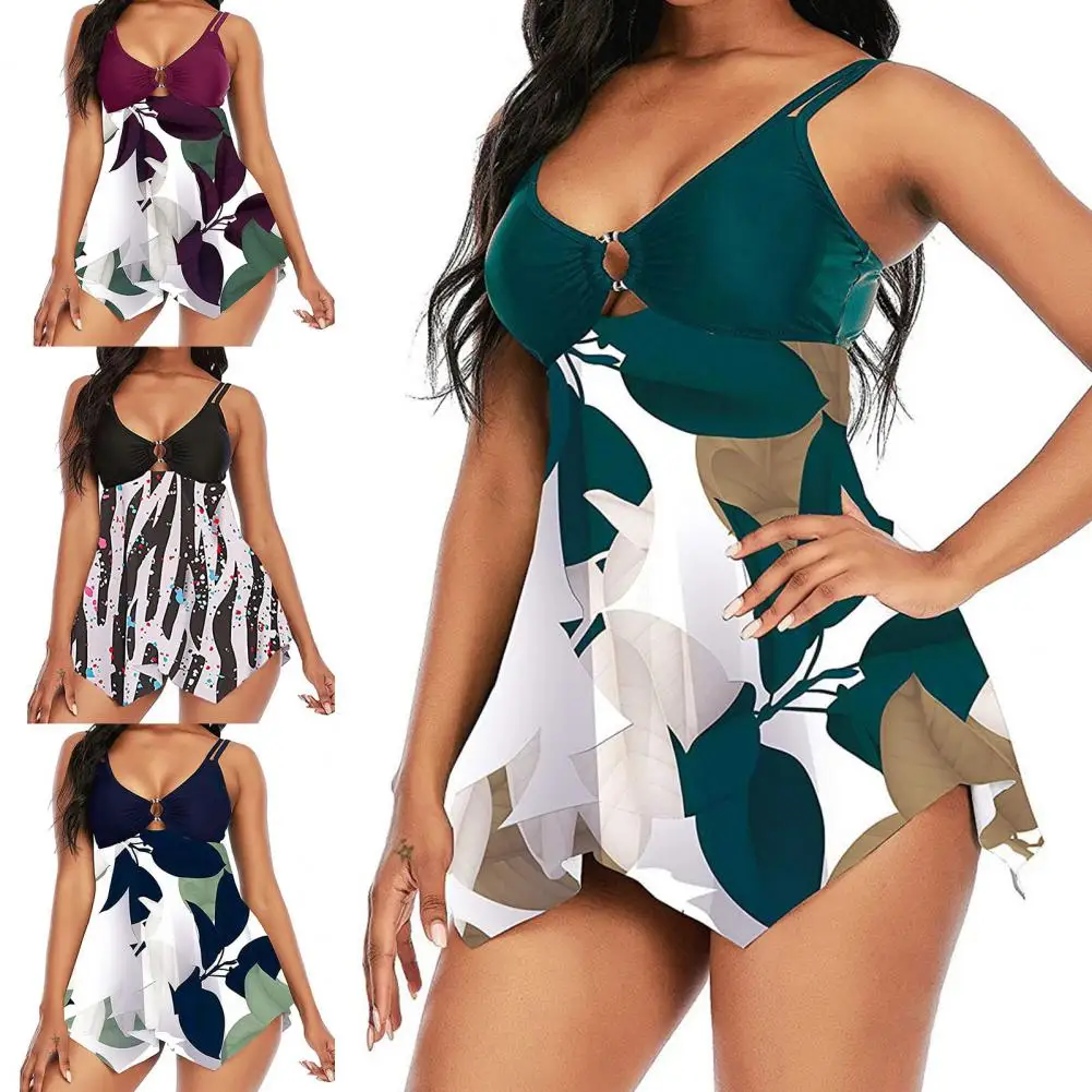 Women Printing Padded Soft Backless Spaghetti Strap Bikini Set Swimsuit for Swimming Summer Swimwear Women bathing suit Beach
Women Printing Padded Soft Backless Spaghetti Strap Bikini Set Swimsuit for Swimming Summer Swimwear Women bathing suit Beach