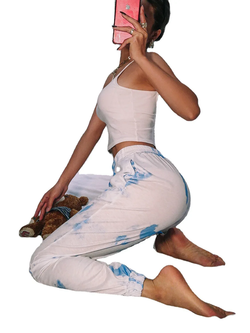 Mandylandy Spring and Autumn Loose Trousers Women's Casual Tie-Dye High Waist Print Loose Pockets Elastic Waist Harem Pants
Mandylandy Spring and Autumn Loose Trousers Women's Casual Tie-Dye High Waist Print Loose Pockets Elastic Waist Harem Pants