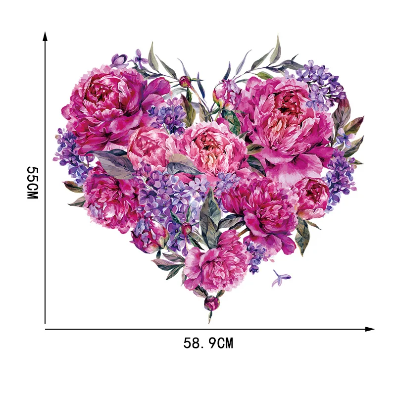 YOJA 58.955CM Creative Love Peony Stitching Bedroom Wall Stickers Classic Home Decoration 8WS0059
YOJA 58.955CM Creative Love Peony Stitching Bedroom Wall Stickers Classic Home Decoration 8WS0059