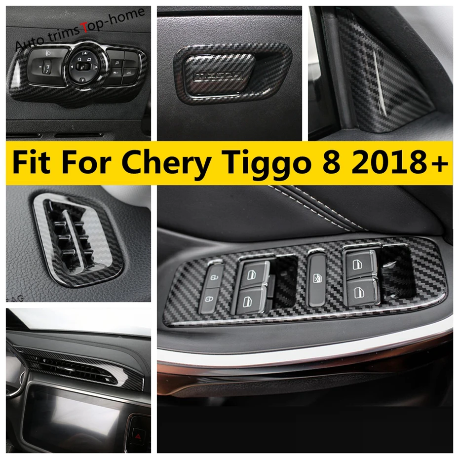 Head Light Window Lift Pillar A Frame AC Air Panel Cover Trim Carbon Fiber Interior Accessories For Chery Tiggo 8 2018 2019 2020
Head Light Window Lift Pillar A Frame AC Air Panel Cover Trim Carbon Fiber Interior Accessories For Chery Tiggo 8 2018 2019 2020