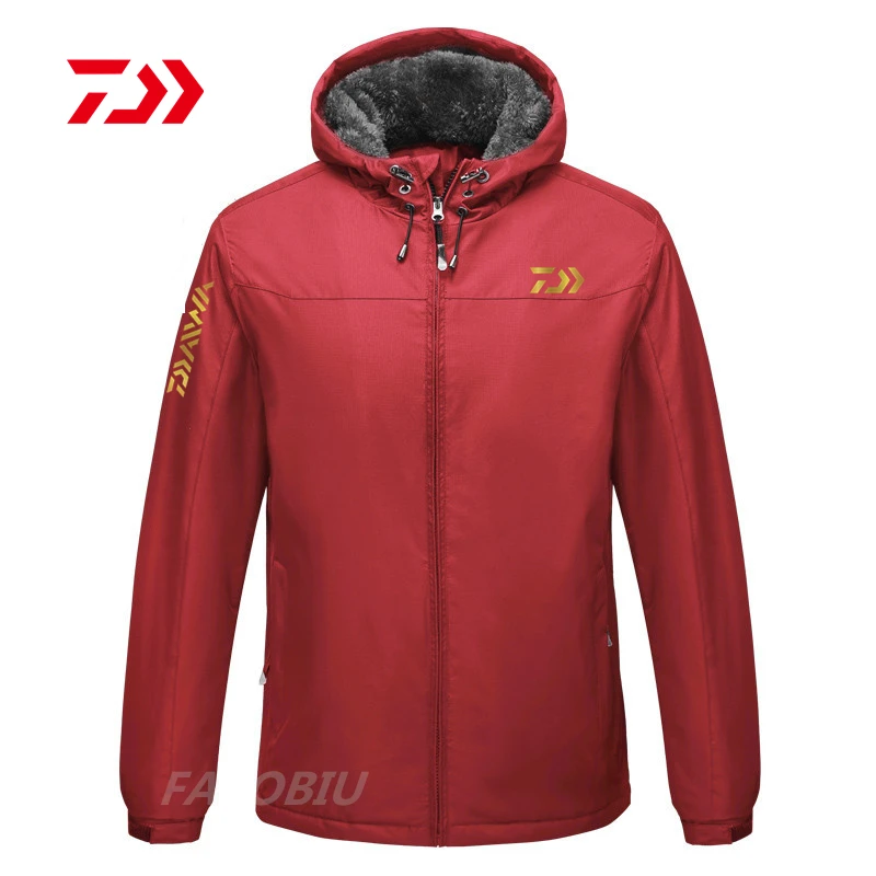 Daiwa Autumn Winter Fishing Clothing Plus Velvet Hooded Long Sleeve Fishing Clothes Outdoor Sport Windproof Fishing Jackets Men
Daiwa Autumn Winter Fishing Clothing Plus Velvet Hooded Long Sleeve Fishing Clothes Outdoor Sport Windproof Fishing Jackets Men