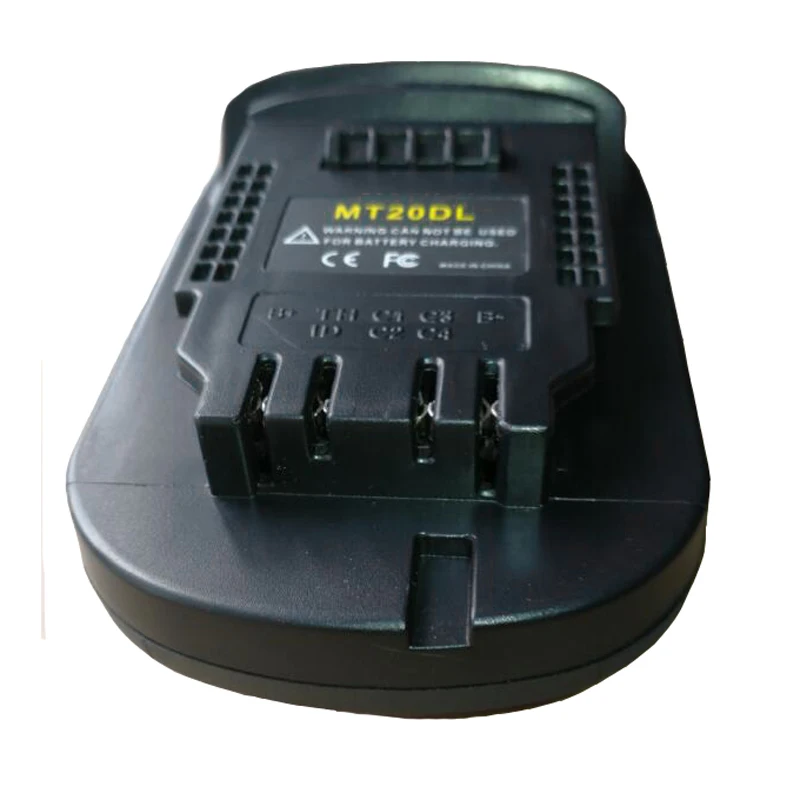 Акция-адаптер батареи Mt20Dl для Makita 18 в Bl1830 Bl1860 Bl1815 литий-ионная батарея Dewalt 20 Dcb200 |