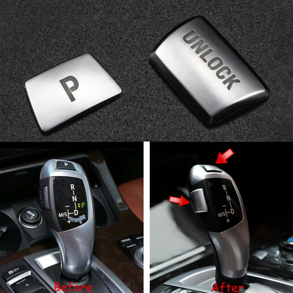 2pcs Cover Button Cover Unlock button Gear Shifter Knob Head Trim Matte silver stickers for BMW X3456 series Car Accessories
2pcs Cover Button Cover Unlock button Gear Shifter Knob Head Trim Matte silver stickers for BMW X3456 series Car Accessories