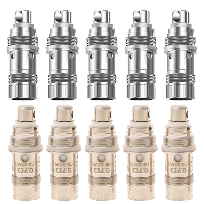 5 Pcs/Box Replacement Atomizer Coil Heads BVC Coils 0.4ohm 0.7ohm for 2s Tank Vaporizer Atomizers
5 Pcs/Box Replacement Atomizer Coil Heads BVC Coils 0.4ohm 0.7ohm for 2s Tank Vaporizer Atomizers