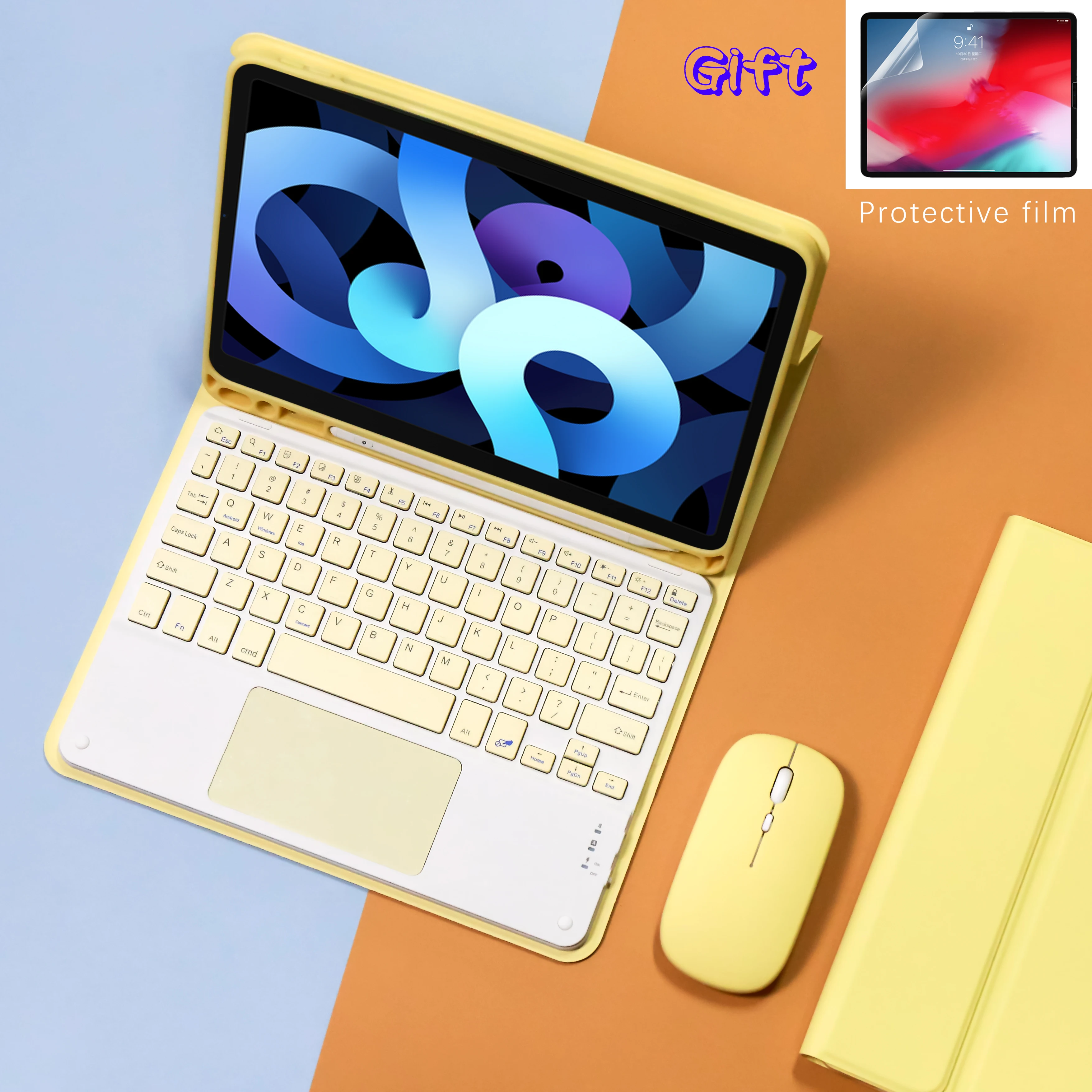 Беспроводная клавиатура и мышь Magic для iPad Pro 11 чехол 2021 2020 Air 4 10 2 7 8 5 6 поколения 3