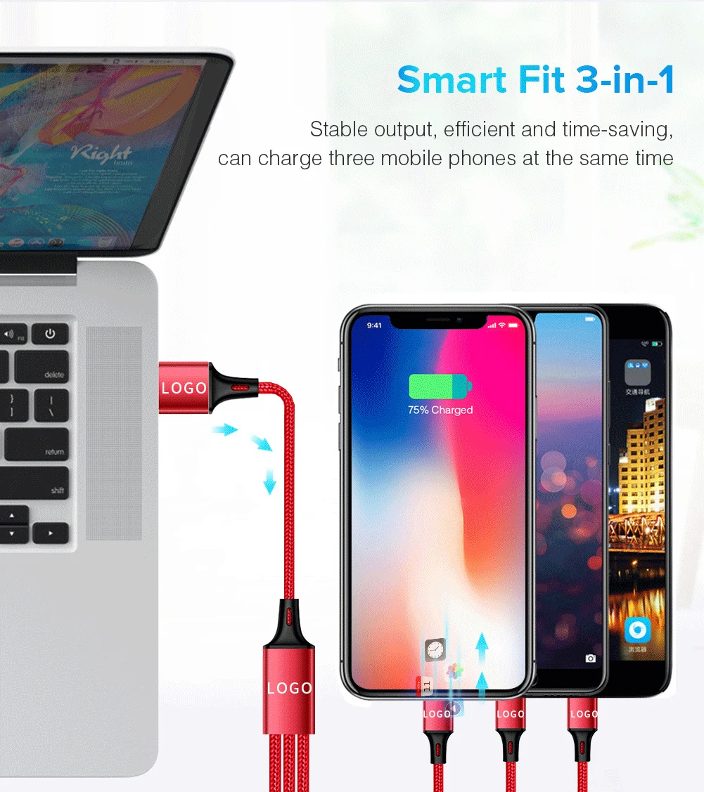 3 In 1 Mobile Phone 3A Micro USB Type C Charger for Huawei IPhone 11 Pro XR XS Max X Fast Charging for Ford Mustang GT SHELBY
3 In 1 Mobile Phone 3A Micro USB Type C Charger for Huawei IPhone 11 Pro XR XS Max X Fast Charging for Ford Mustang GT SHELBY