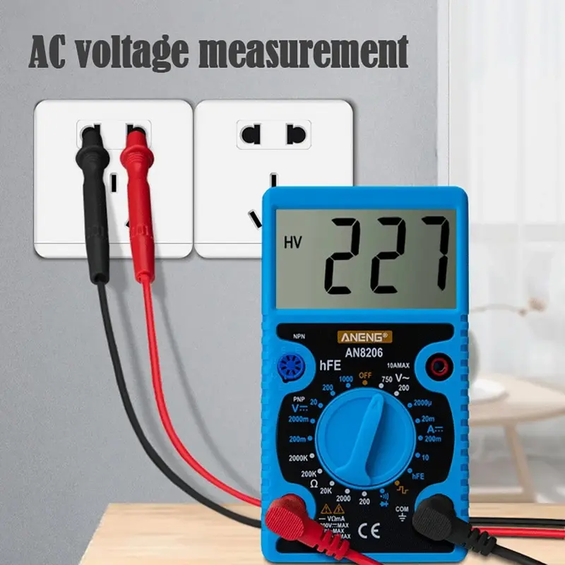 1PCS LCD Digital Handheld Multimeter Volt and Diode Freguency High-precision Large Screen Multitester Current Tester
1PCS LCD Digital Handheld Multimeter Volt and Diode Freguency High-precision Large Screen Multitester Current Tester