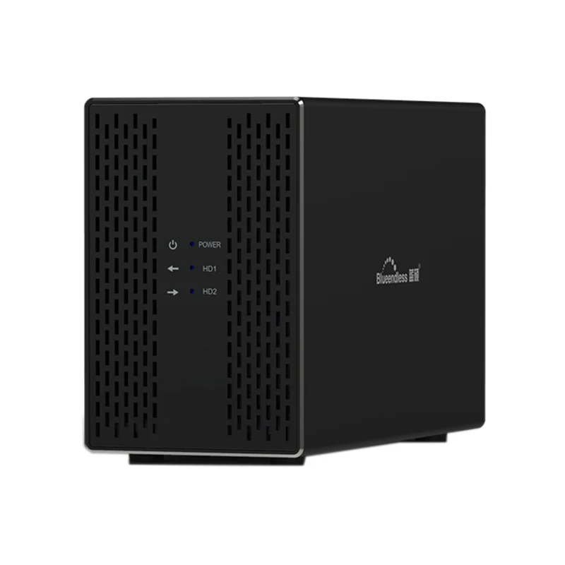 Blueendless 3 5 дюймовый жесткий диск Raid Dual Bay корпус для жесткого диска автоматическая