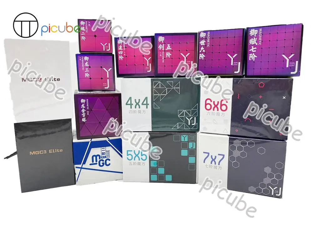 

[Picube]yongjun YJ MGC series YuPo YuLong YuSu YuChuang YuShi YuFu 3x3 2x2 4x4 5x5 6x6 7x7 Magnetic Puzzles Magnets Pyramid Cube