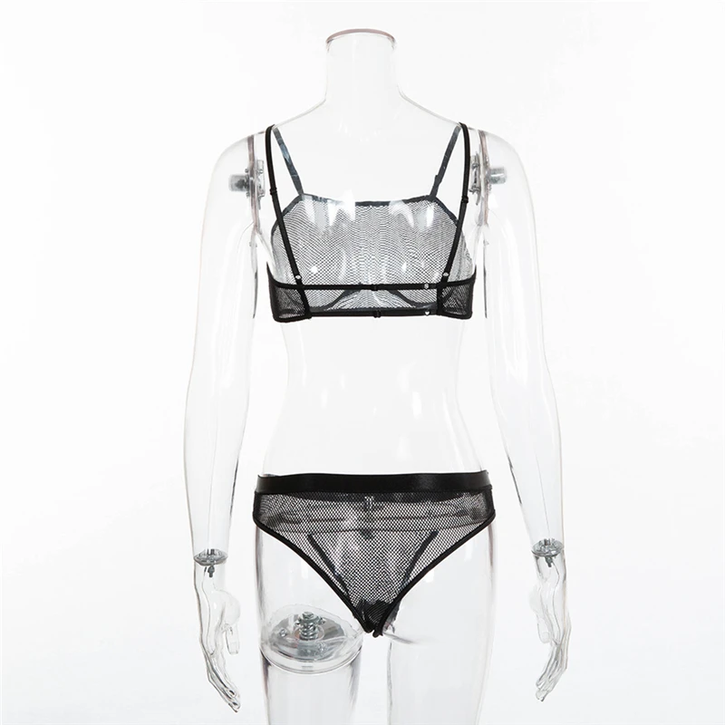 Women Lingerie Set Women Mesh Underwire Sexy Perspective Two-piece Set ensemble soutien gorge culotte
Women Lingerie Set Women Mesh Underwire Sexy Perspective Two-piece Set ensemble soutien gorge culotte