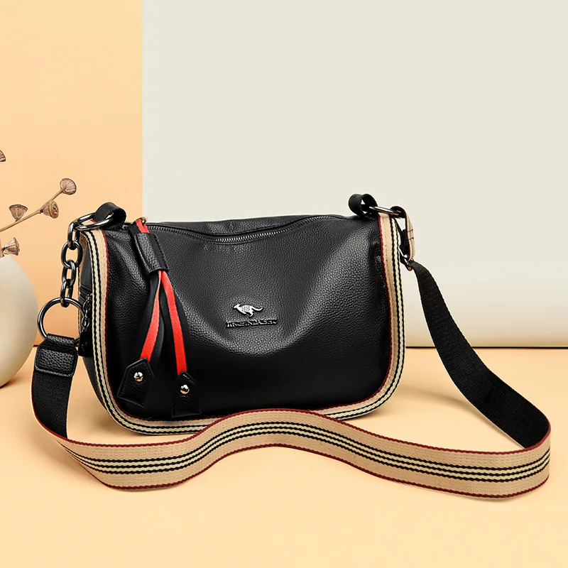 Women Black Big Messenger Bag Wide Shoulder Strap Large Capacity Designer Shoulder Bags Ladies Vintage Shopper Handbags Bolsas
Women Black Big Messenger Bag Wide Shoulder Strap Large Capacity Designer Shoulder Bags Ladies Vintage Shopper Handbags Bolsas