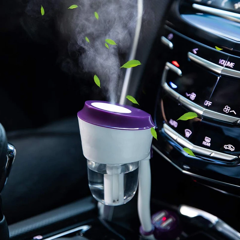 Car Humidifier with Dual USB Charger Adapter, Portable Auto Shut-Off Air Refresher For Vehicle
Car Humidifier with Dual USB Charger Adapter, Portable Auto Shut-Off Air Refresher For Vehicle