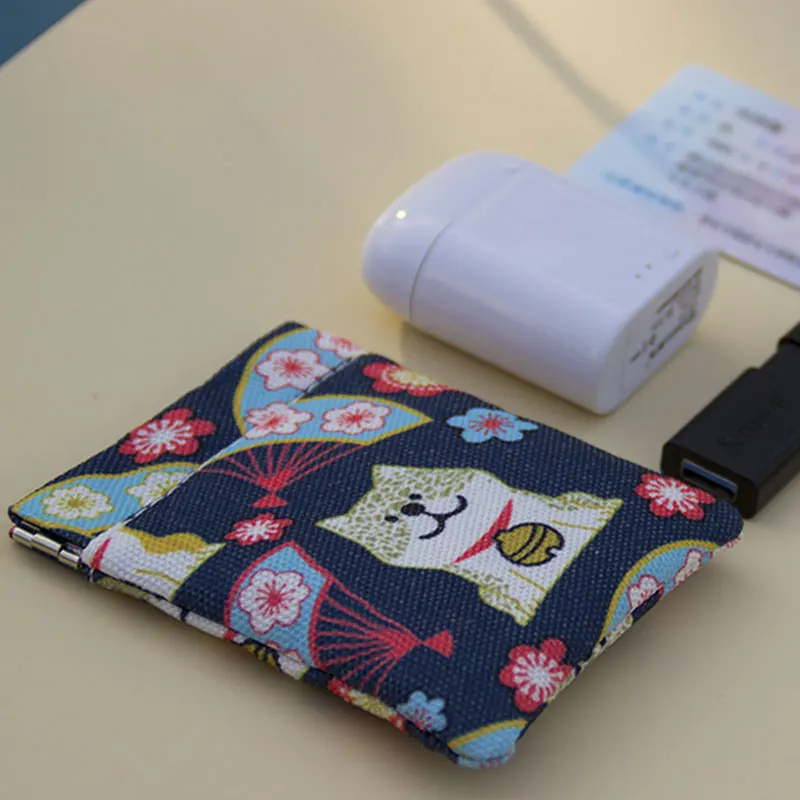 Lucky Cat Повседневный Кошелек для монет с рисунком из мультфильма Новинка лета