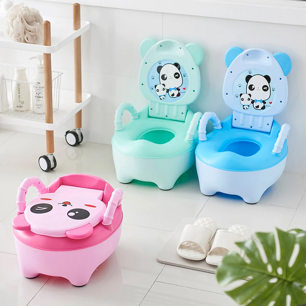 

3 Color Portable Lovely Safety Panda Children Baby Potty Training Boys Girls Toilet Seat Potty Infants Toddler Child Pot