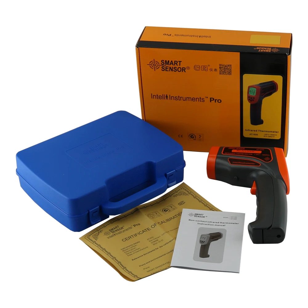 Digital Thermometer Humidity Meter Non-contact Infrared Thermometer Hygrometer Temperature Meter Gun Pyrometer 1650C Termometro
Digital Thermometer Humidity Meter Non-contact Infrared Thermometer Hygrometer Temperature Meter Gun Pyrometer 1650C Termometro