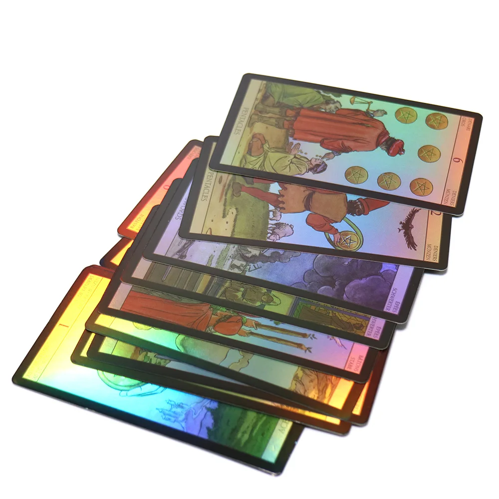 Family Playing Tarot Cards Divination 78 Cards Tarot Deck New Vision Shine Waite Oracle Card Holographic Tarot
Family Playing Tarot Cards Divination 78 Cards Tarot Deck New Vision Shine Waite Oracle Card Holographic Tarot