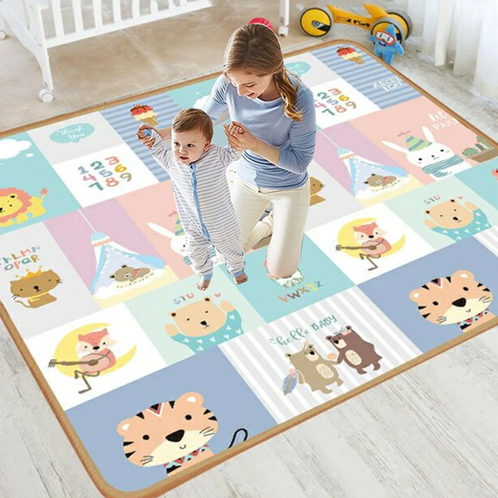 XPE Baby Play Mat Toys for Children Gift Thicken 1cm Rug Playmat Developing Mat Baby Room Crawling Pad Folding Mat Baby Carpet 
XPE Baby Play Mat Toys for Children Gift Thicken 1cm Rug Playmat Developing Mat Baby Room Crawling Pad Folding Mat Baby Carpet