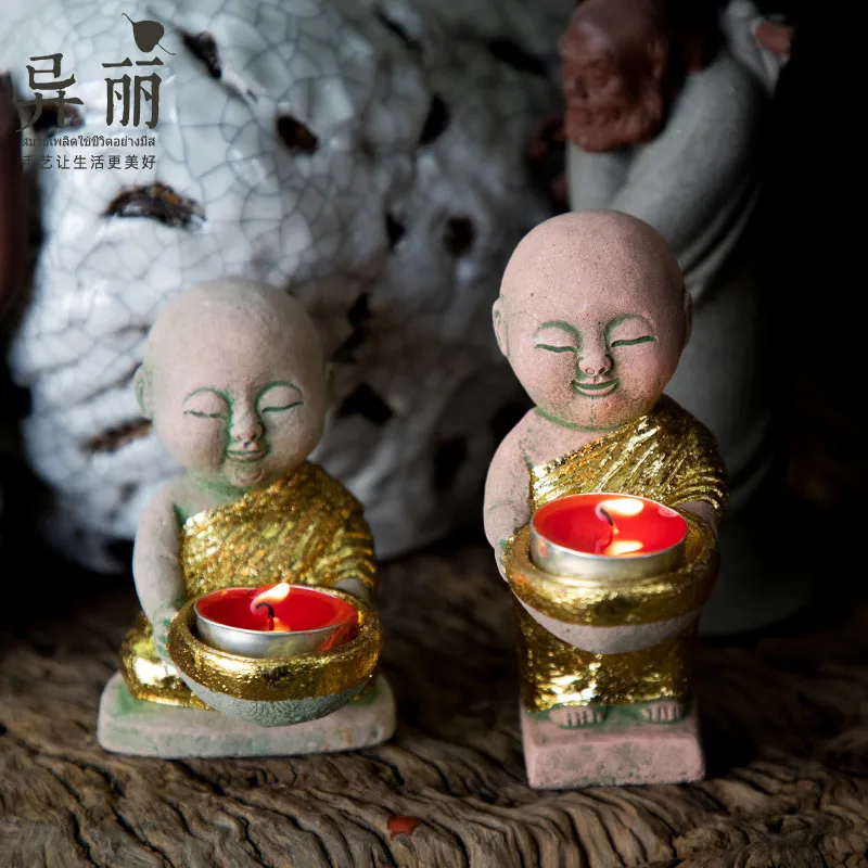Юго-Восточная Азия таиландский Будда Свечи Tealight Держатели монах гостиная подсвечник настольный центральным Свадебные украшения X6T411
Юго-Восточная Азия таиландский Будда Свечи Tealight Держатели монах гостиная подсвечник настольный центральным Свадебные украшения X6T411