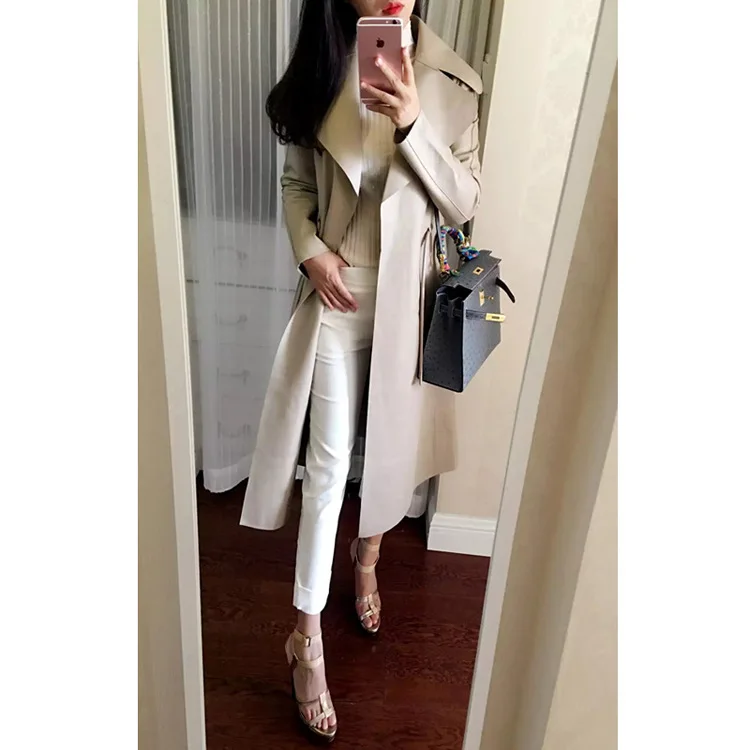 2021 women Sheepskin coat genuine Leather windcoat Women's Double-sided Leather Wind coat Women leather motorcycle jacket
2021 women Sheepskin coat genuine Leather windcoat Women's Double-sided Leather Wind coat Women leather motorcycle jacket