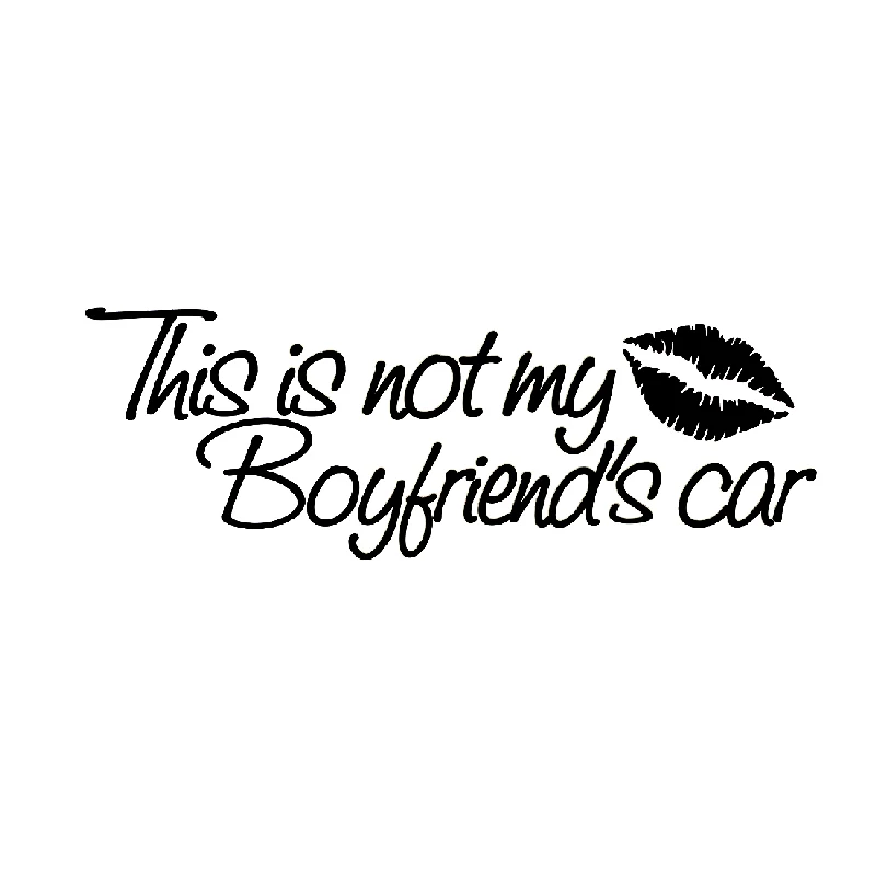 17*5.9cm This is not my boyfriend's car VINYL DECAL STICKER Funny Personality Stickers Car Accessories Car Styling
17*5.9cm This is not my boyfriend's car VINYL DECAL STICKER Funny Personality Stickers Car Accessories Car Styling