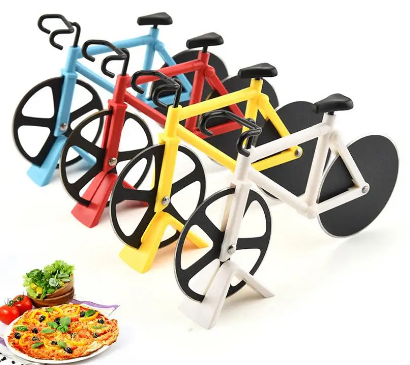 Creative Bicycle Pizza Cutter Cake Hobbing Cutter Dual Stainless Steel Bakeware Wheel Pizza Cutter Pizza knives Pastry Baking SN 
Creative Bicycle Pizza Cutter Cake Hobbing Cutter Dual Stainless Steel Bakeware Wheel Pizza Cutter Pizza knives Pastry Baking SN