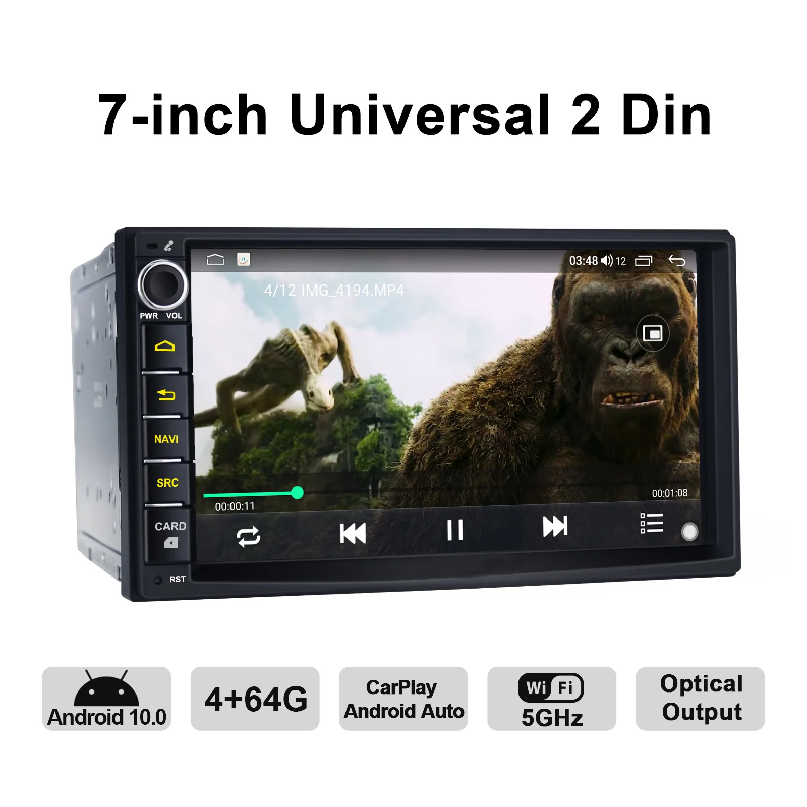 JOYING universal 2 din car radio Octa Core 4GB+64GB Android 10.0 GPS Navigation player Support /Steering Wheel 4G DSP Carplay
JOYING universal 2 din car radio Octa Core 4GB+64GB Android 10.0 GPS Navigation player Support /Steering Wheel 4G DSP Carplay