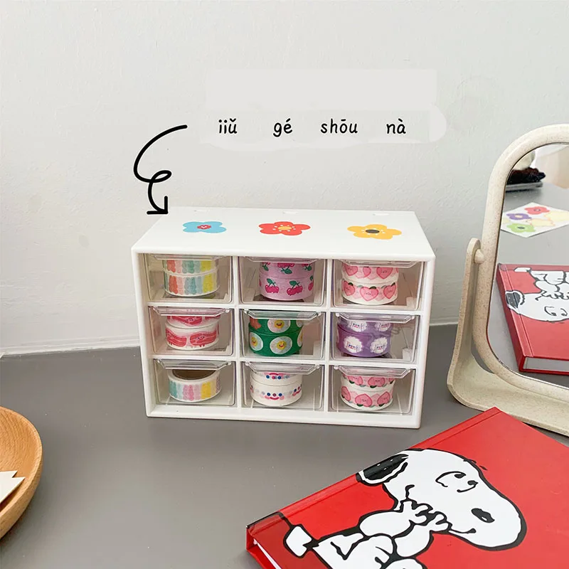 Plastic 9 Grid Sundry Toy Storage Box Creative Desktop Makeup Finishing Drawer Waterproof Dustproof Home Office Storage Tools 
Plastic 9 Grid Sundry Toy Storage Box Creative Desktop Makeup Finishing Drawer Waterproof Dustproof Home Office Storage Tools