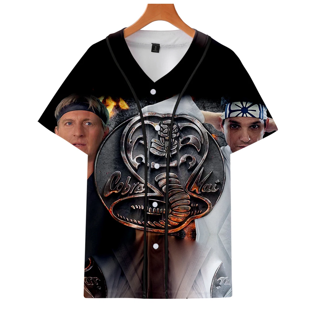Cobra Kai Shirt Snake Print 3D Short Sleeve V Neck Jerseys Shirt Janpan Streetwear Action Role Male Free Shipping And Wholesale
Cobra Kai Shirt Snake Print 3D Short Sleeve V Neck Jerseys Shirt Janpan Streetwear Action Role Male Free Shipping And Wholesale