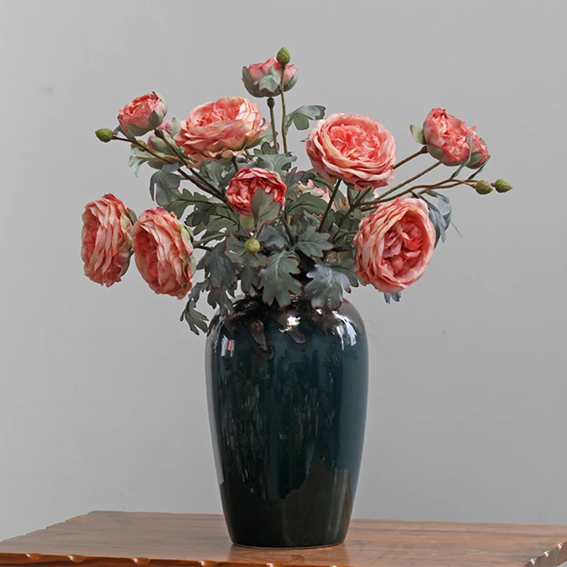 Artificial Peony Bouquet Wedding Flowers Retro Artificial Peony Silk Flowers Decorate Wedding family office table decorations 
Artificial Peony Bouquet Wedding Flowers Retro Artificial Peony Silk Flowers Decorate Wedding family office table decorations