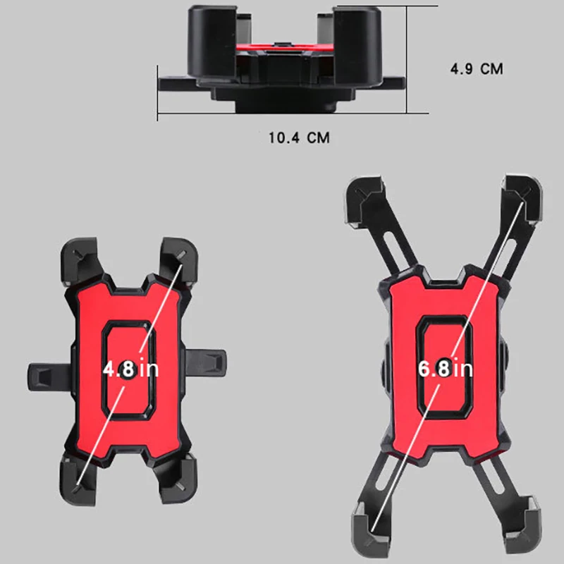 Bicycle Mobile Phone Holder Anti Shake Rotation Adjustable Smartphone Mount Bracket Motorcycle Bike Phone Navigation Holder
Bicycle Mobile Phone Holder Anti Shake Rotation Adjustable Smartphone Mount Bracket Motorcycle Bike Phone Navigation Holder
