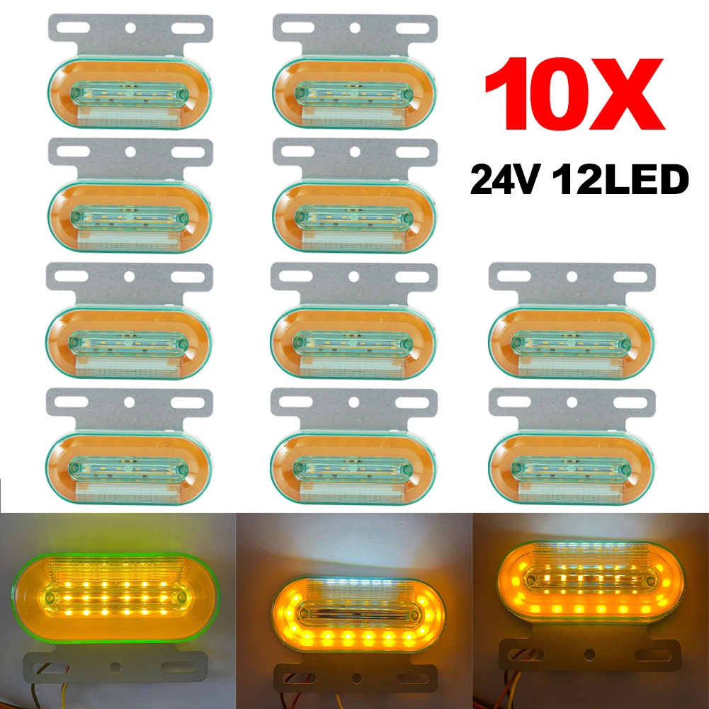 24V Oval LED Side Marker Lights Warning Lights Flashing Lights for Truck Car Universal Car Accessories
24V Oval LED Side Marker Lights Warning Lights Flashing Lights for Truck Car Universal Car Accessories