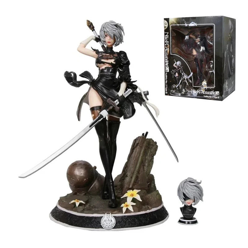 33 см NieR Automata HUNTER 2b аниме игрушечная фигурка с двумя головами Коллекционная модель для взрослых кукла подарок
33 см NieR Automata HUNTER 2b аниме игрушечная фигурка с двумя головами Коллекционная модель для взрослых кукла подарок