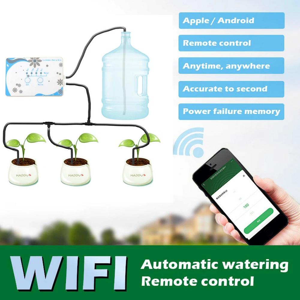 Интеллектуальное автоматическое ирригационное оборудование, Wi-Fi соединение, домашнее Капельное орошение, для балкона, дистанционное Капел...
Интеллектуальное автоматическое ирригационное оборудование, Wi-Fi соединение, домашнее Капельное орошение, для балкона, дистанционное Капел...