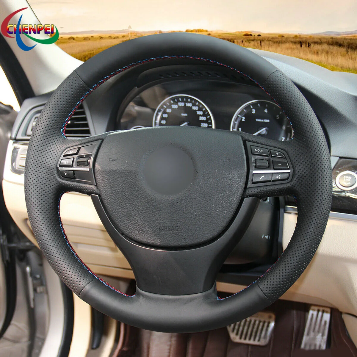 DIY Hand-Sewn Non-Slip PU Leather Steering Wheel Cover For BMW 5 Series F10 F07 F11 F12 F01 F02 F03 Car Interior Accessories
DIY Hand-Sewn Non-Slip PU Leather Steering Wheel Cover For BMW 5 Series F10 F07 F11 F12 F01 F02 F03 Car Interior Accessories