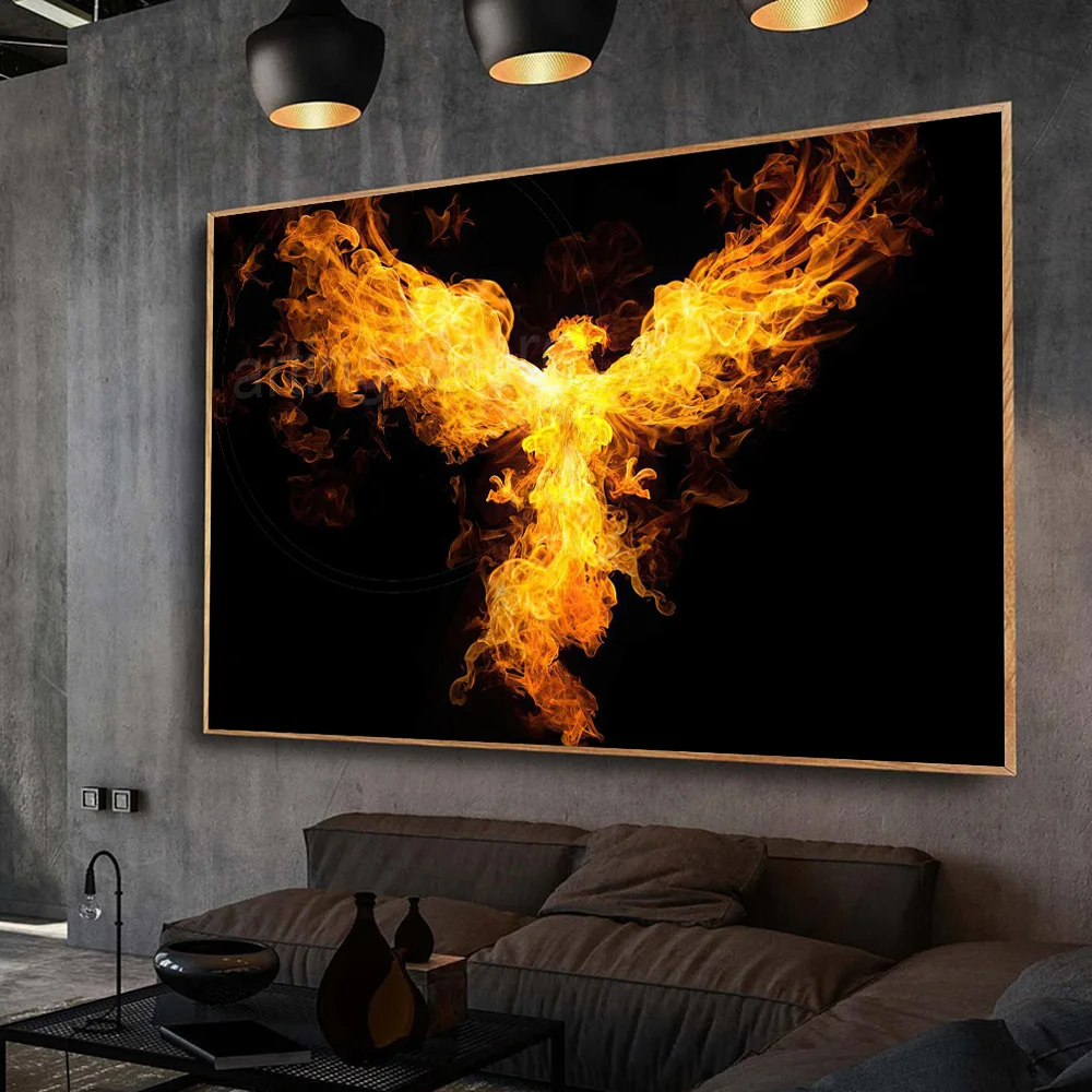 Flame Phoenix God Animal Nordic Decor Wall Art Born Of Fire Poster Prints Picture On Canvas Painting For Living Room Cuadros
Flame Phoenix God Animal Nordic Decor Wall Art Born Of Fire Poster Prints Picture On Canvas Painting For Living Room Cuadros