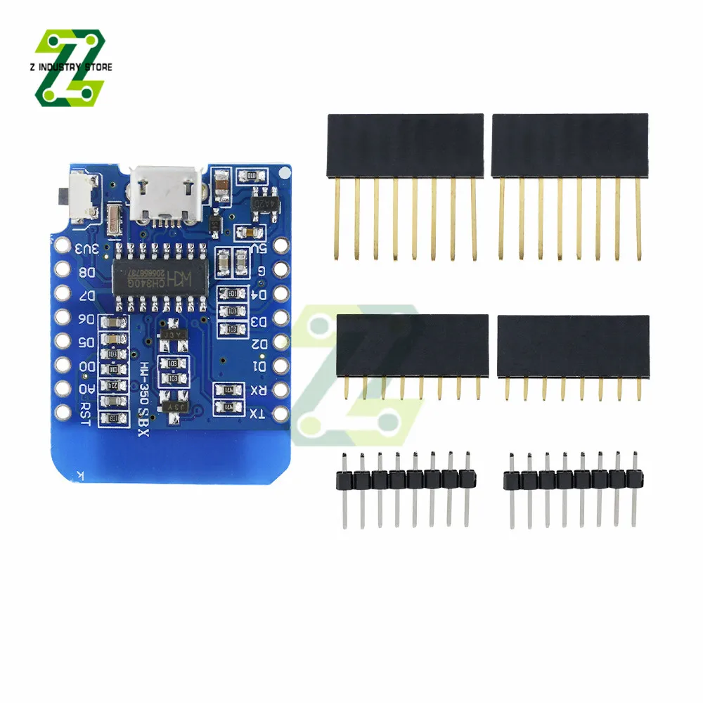 ESP-12F WeMos D1 CH340 WiFi Development Board Based ESP8266 Smart Electronic PCB Board For Arduino
ESP-12F WeMos D1 CH340 WiFi Development Board Based ESP8266 Smart Electronic PCB Board For Arduino