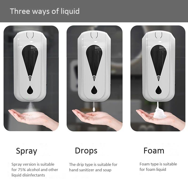 1200ML Wall-Mounted Automatic Sensor Soap Dispenser Non-Contact Hand Disinfection Hand Washing Disinfection
1200ML Wall-Mounted Automatic Sensor Soap Dispenser Non-Contact Hand Disinfection Hand Washing Disinfection