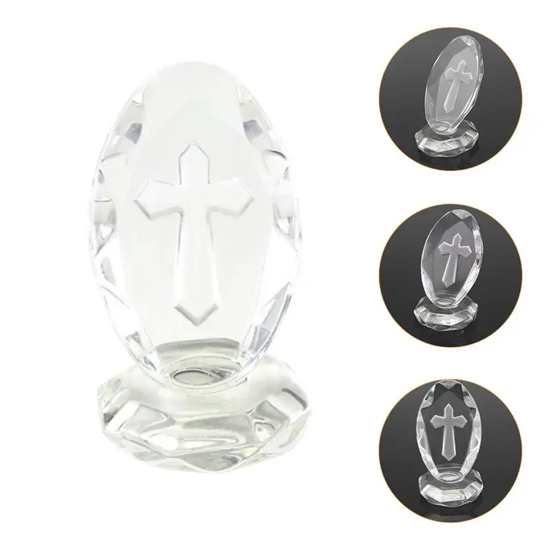 1pc Tabletop Diamond Cut Desktop Cross Handicraft Crystal Figurine Cross Figurine
1pc Tabletop Diamond Cut Desktop Cross Handicraft Crystal Figurine Cross Figurine