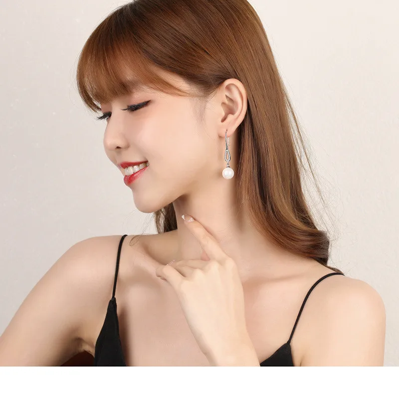 Chic Pearl Crystal Zircon Diamonds Gemstones Drop Earrings for Women 18k White Gold Filled Fine Jewelry Trendy Accessories Gifts
Chic Pearl Crystal Zircon Diamonds Gemstones Drop Earrings for Women 18k White Gold Filled Fine Jewelry Trendy Accessories Gifts