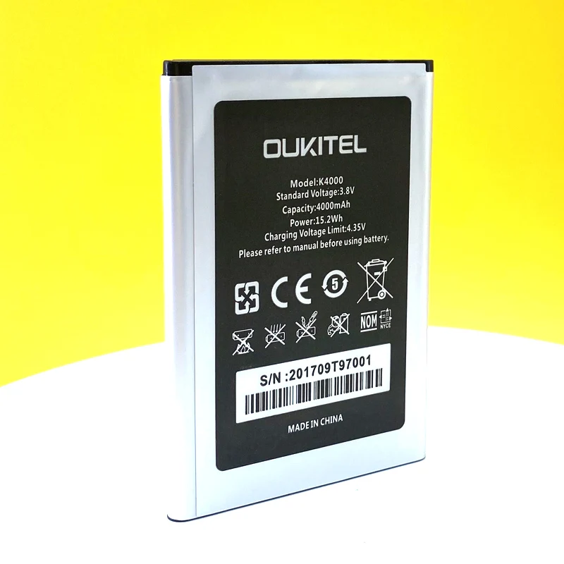 100% Original 4000mAh K4000 Battery For Oukitel K4000 Mobile Phone High Quality Battery+Tracking Number
100% Original 4000mAh K4000 Battery For Oukitel K4000 Mobile Phone High Quality Battery+Tracking Number