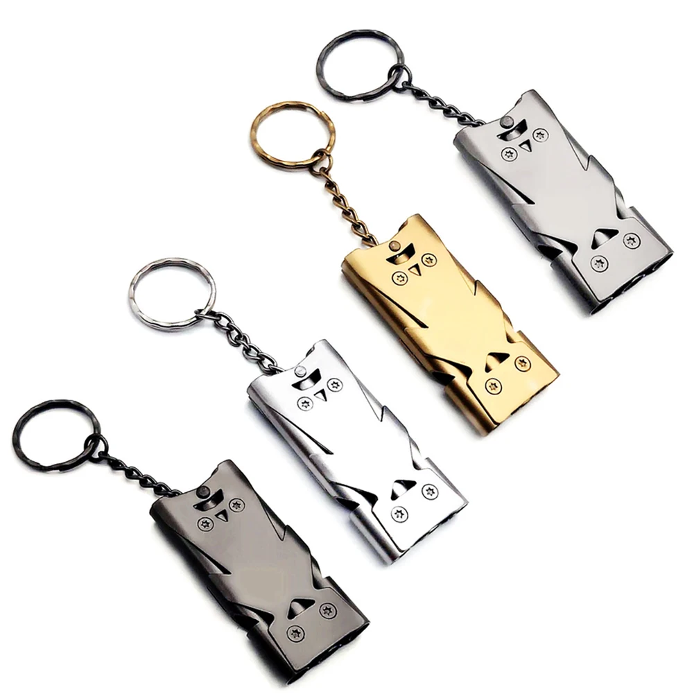 High Decibel Whistle EDC Whistle Tool Outdoor Survival Cheerleading Whistle Portable Triple Pipe Emergency SOS Whistle Keychain
High Decibel Whistle EDC Whistle Tool Outdoor Survival Cheerleading Whistle Portable Triple Pipe Emergency SOS Whistle Keychain