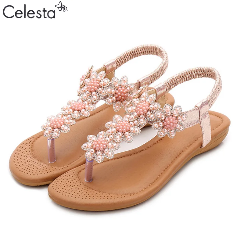 Celesta 2021 Sandals Women Summer Flip Flops Flat Dress Sandals Bohemia With pearl Sandal With Straps Outsid Ladies Shoes 3cm
Celesta 2021 Sandals Women Summer Flip Flops Flat Dress Sandals Bohemia With pearl Sandal With Straps Outsid Ladies Shoes 3cm